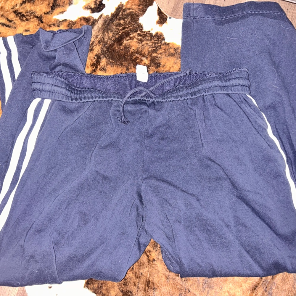 Old Navy Striped Wide Leg Sweatpants